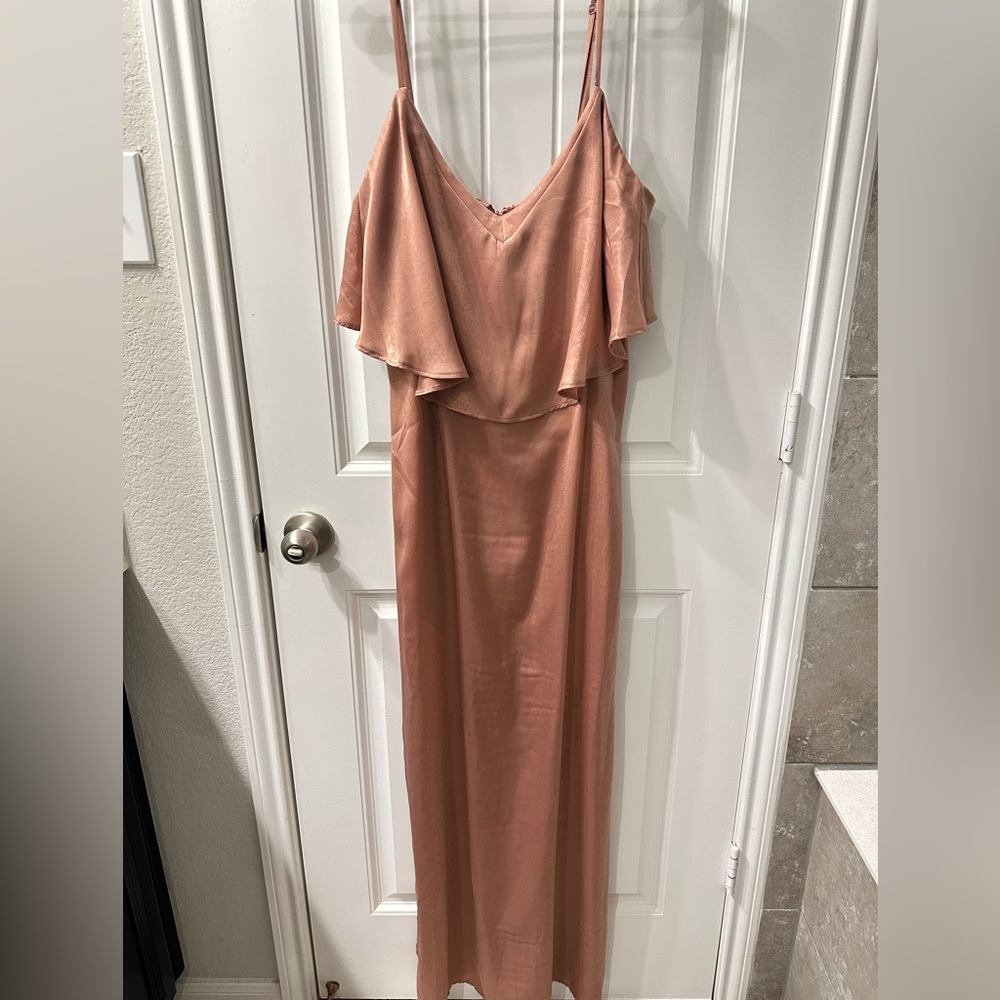 Rose gold dress